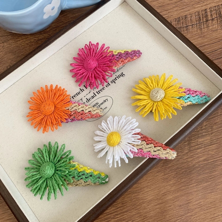 Women's Streetwear Floral Alloy Hair Clip