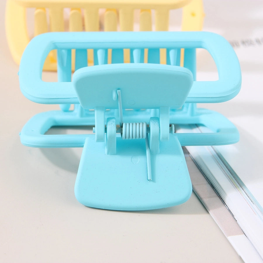 New Arrival Square Grip Spring/Summer Cream Color Shark Clip Female Back Head Updo Hair Clip