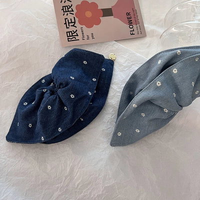 Women's Casual Simple Style Flower Cloth Handmade Hair Tie