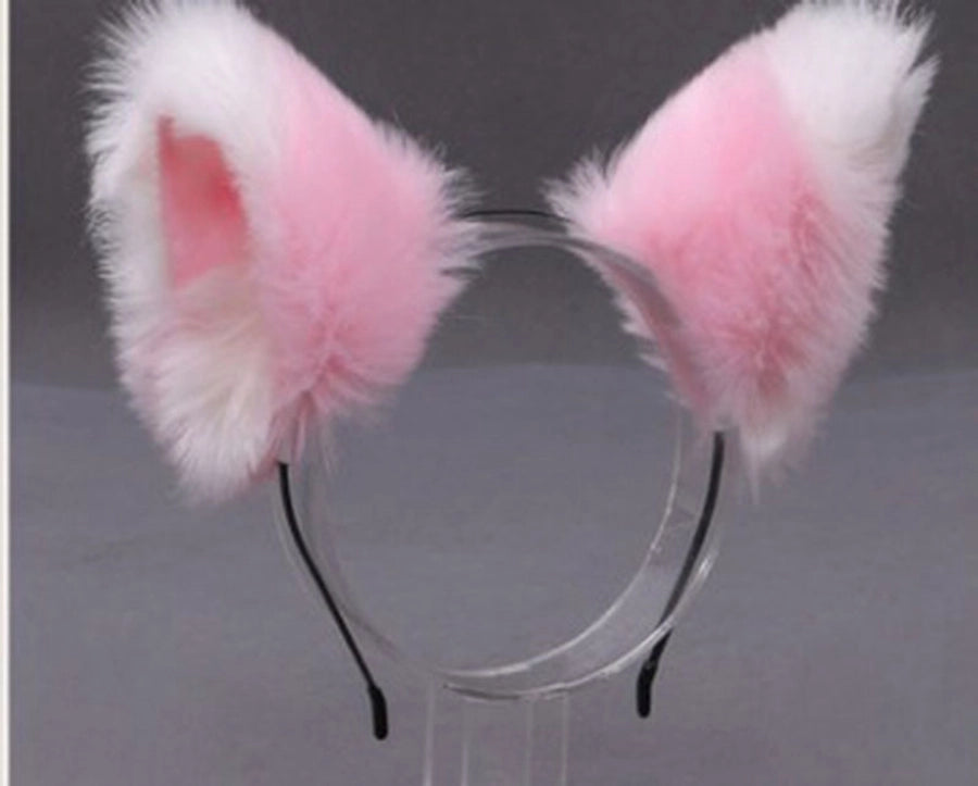 Women's Cute Ear Plush Handmade Hair Band