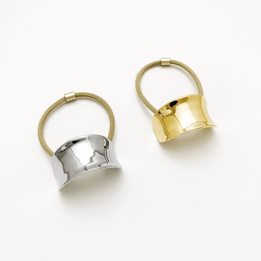 Women's Simple Style Geometric Alloy Plating Hair Tie