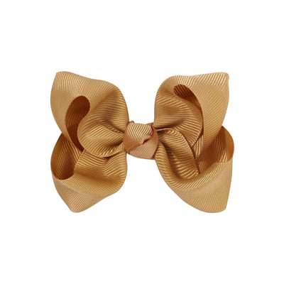 fashion bow knot polyester rib hair clip