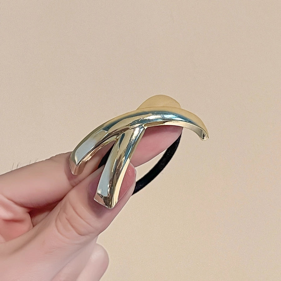 Women's Simple Style Solid Color Knot Bow Knot Alloy Hair Tie