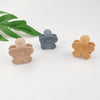 cute korean style flower plastic resin stoving varnish hair claws
