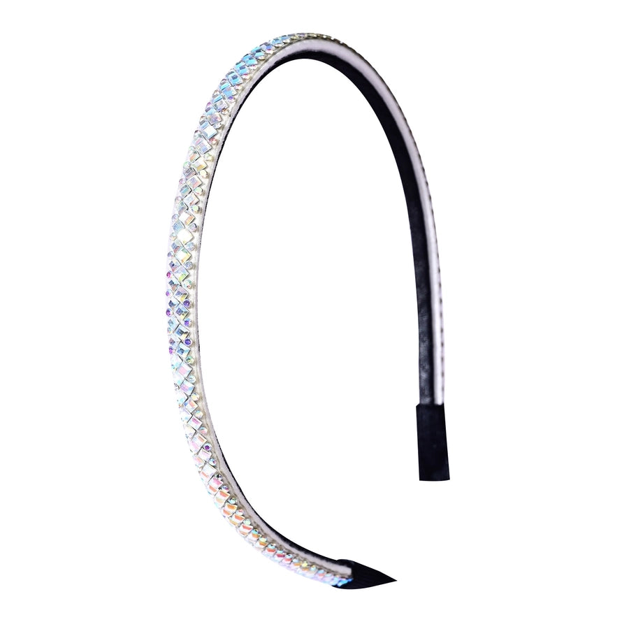 Women's Simple Style Classic Style Solid Color Rhinestone Inlay Rhinestones Hair Band