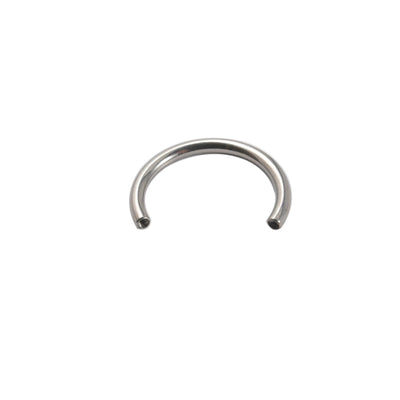1 Piece Lip Rings Casual Simple Style Solid Color G23 Titanium Polishing Lip Rings Eyebrow Studs