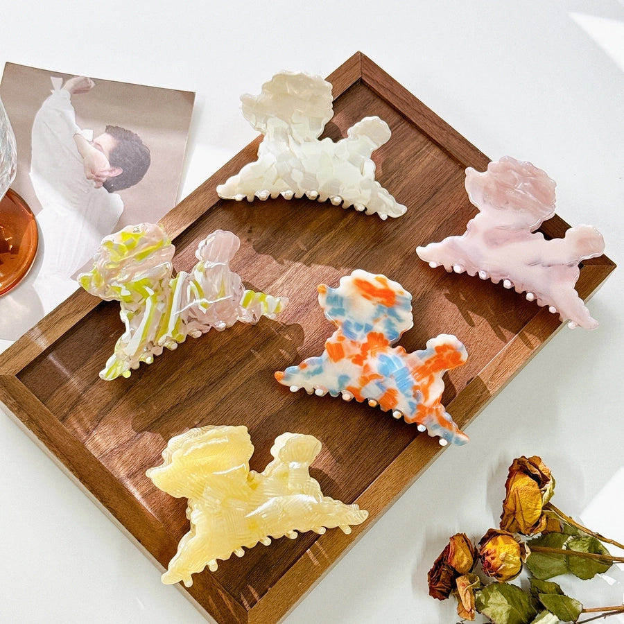 Women's Simple Style Classic Style Solid Color Acetic acid sheets Hair Claws