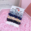 korean  color satin hair rope suit wild hair  scrunchies  ponytail head rope large intestine ring