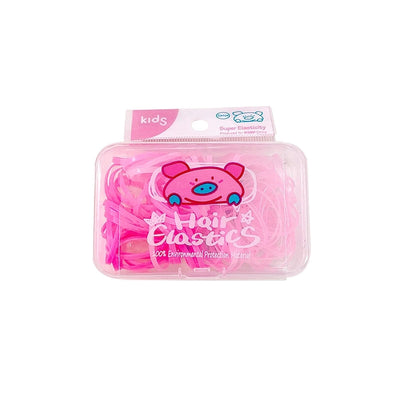 cartoon style colorful elastic band pleated rubber band 1 set
