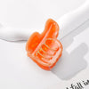 Women's IG Style Artistic Thumb Gesture Acetic acid sheets Hair Claws
