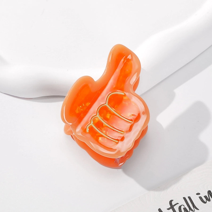 Women's IG Style Artistic Thumb Gesture Acetic acid sheets Hair Claws