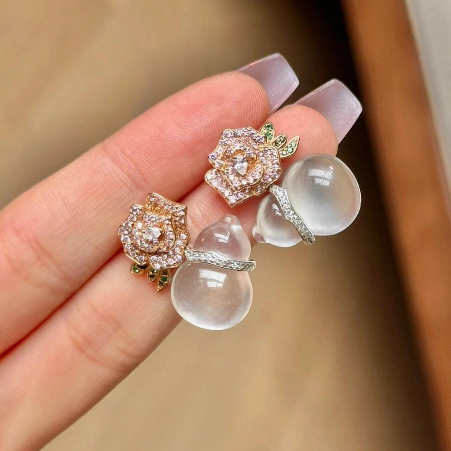 925 Sterling Silver Plating Flowers Plant Flowers