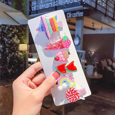 super cute cream ice cream children hairpin girl baby hair duckbill clip small clip hairpin jewelry