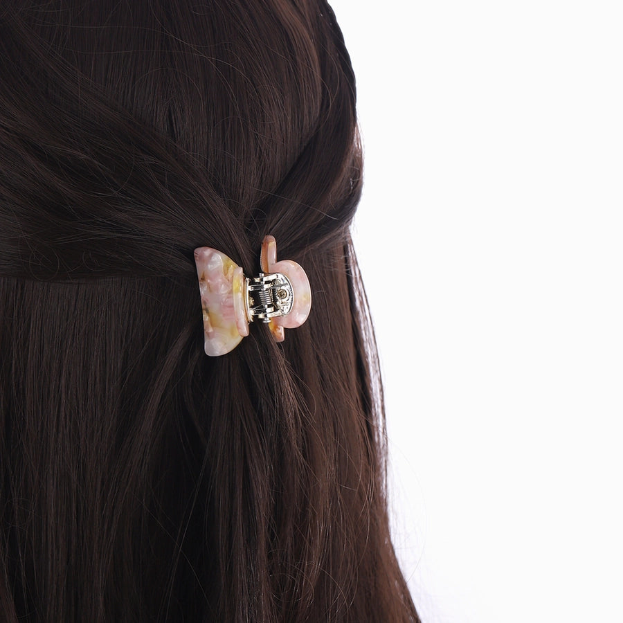 women's simple style geometric acetic acid sheets plating hair claws