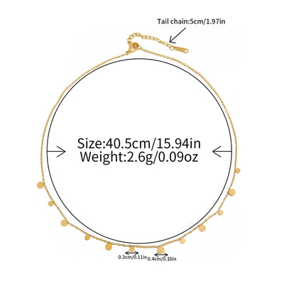 Casual Cute Commute Irregular Copper Necklace In Bulk