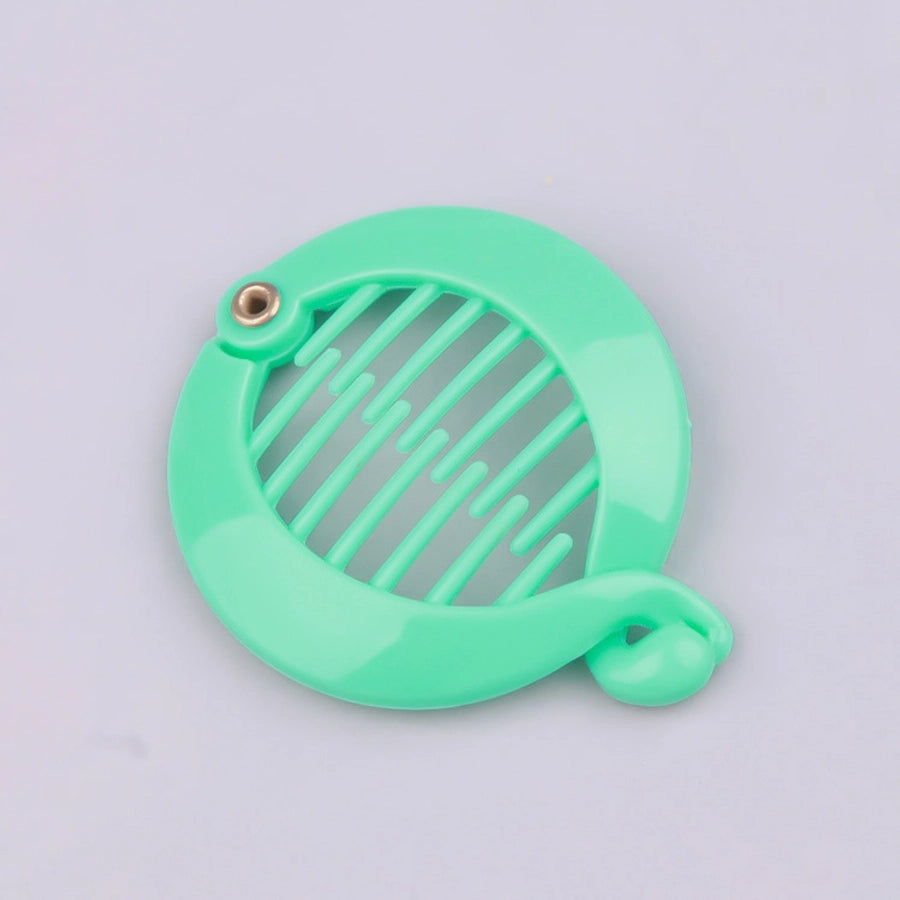 Factory direct  dedicated to simple solid color small round clip banana clip plastic fish clip