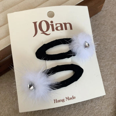 Women's Elegant Bow Knot Cloth Hair Clip Hair Tie