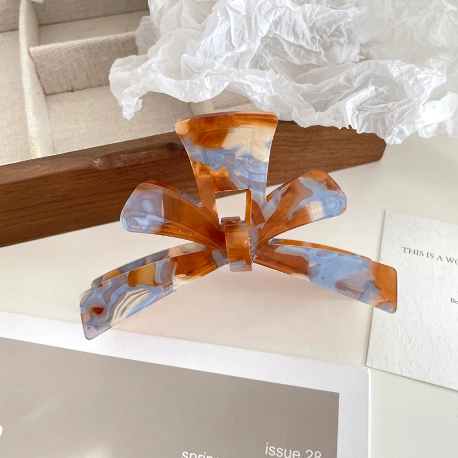 Women's Simple Style Artistic Bow Knot Acetic acid sheets Hair Claws