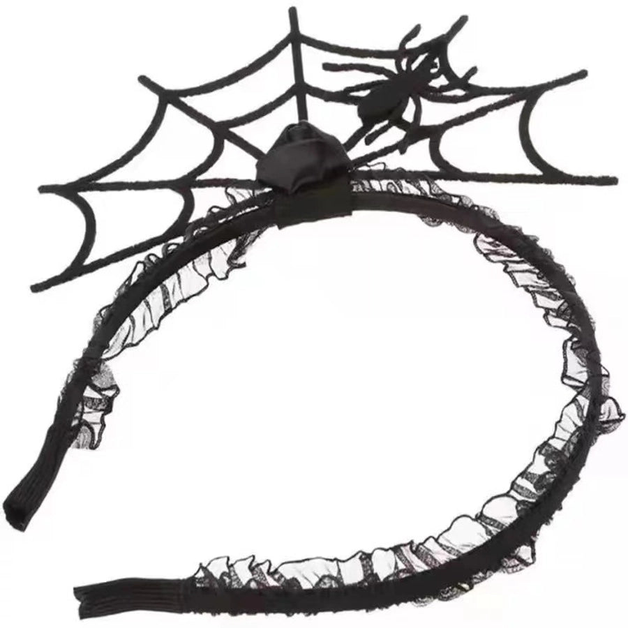 Spider headband skull bow Halloween hair accessories bat headband ghost festival party atmosphere decoration headband