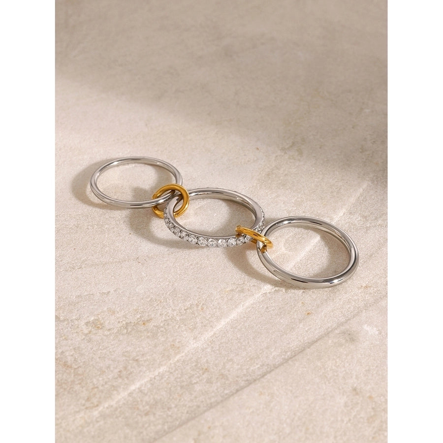 Jewelry Simple Style Classic Style Geometric 304 Stainless Steel Rings