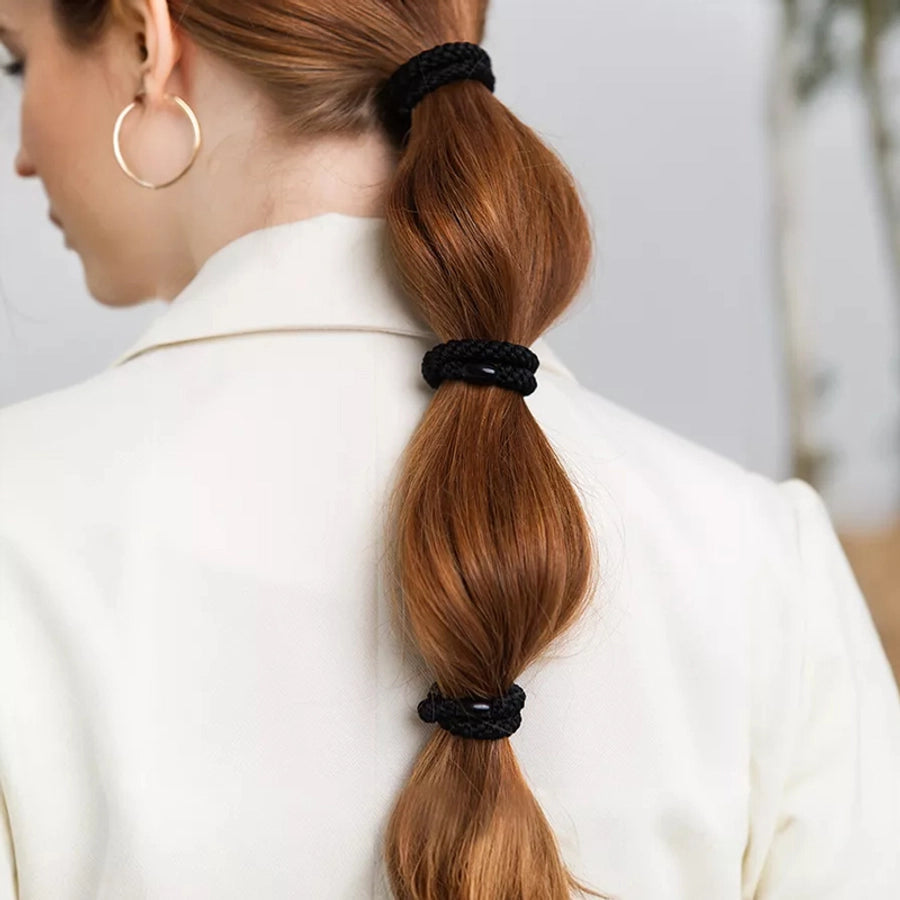 Women's Simple Style Solid Color Elastic Band Hair Tie