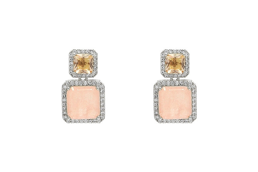 1 Pair Simple Style Commute Geometric Copper Ear Studs