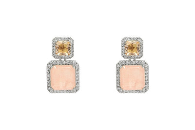 1 Pair Simple Style Commute Geometric Copper Ear Studs