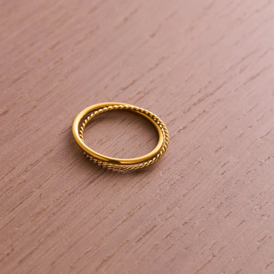 Jewelry Simple Style Geometric Titanium Steel Plating Rings