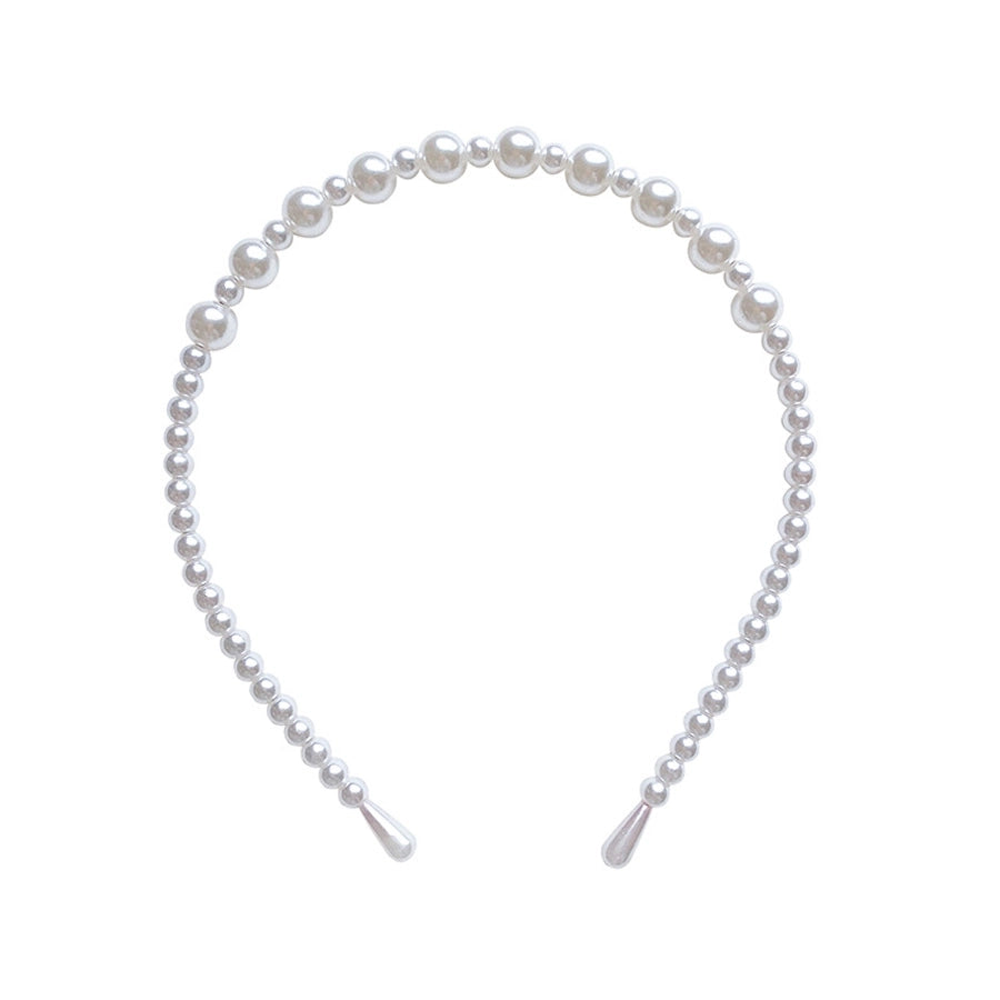 simple pearl hair hoop female wild out headband pressure hair bundle hairpin super fairy headband