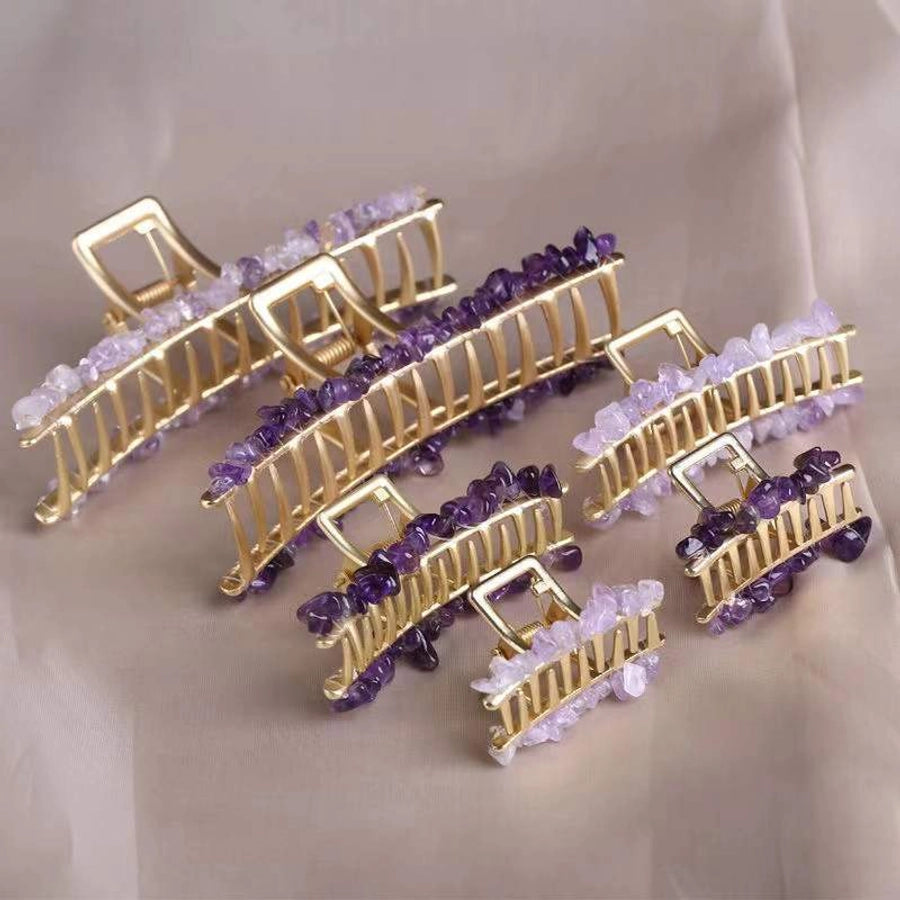 ethnic style geometric alloy handmade hair claws