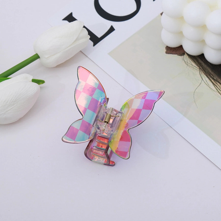 simple style bow knot imitation acetic acid handmade hair claws 1 piece