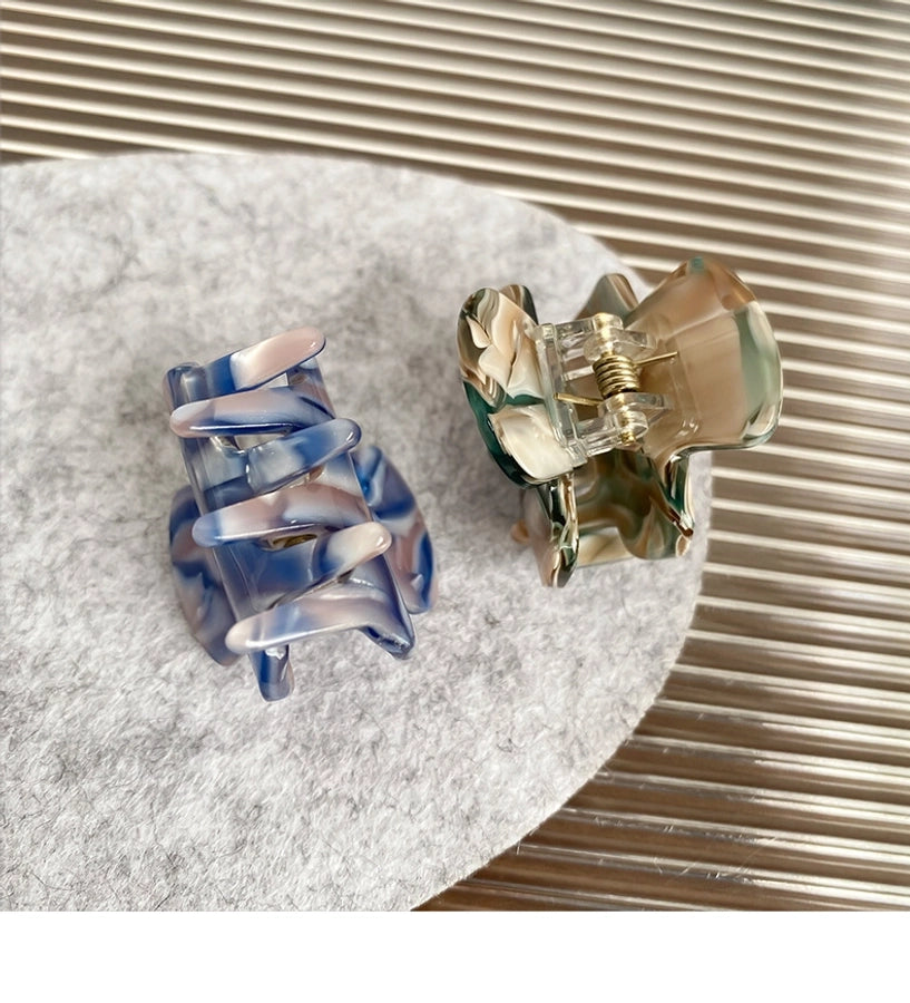 Beautiful Mini small size acetate grip bangs clip side broken hairpin hairpin air texture shark clip ponytail headdress