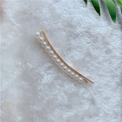 Women's Elegant Sweet Solid Color Plastic Hair Clip
