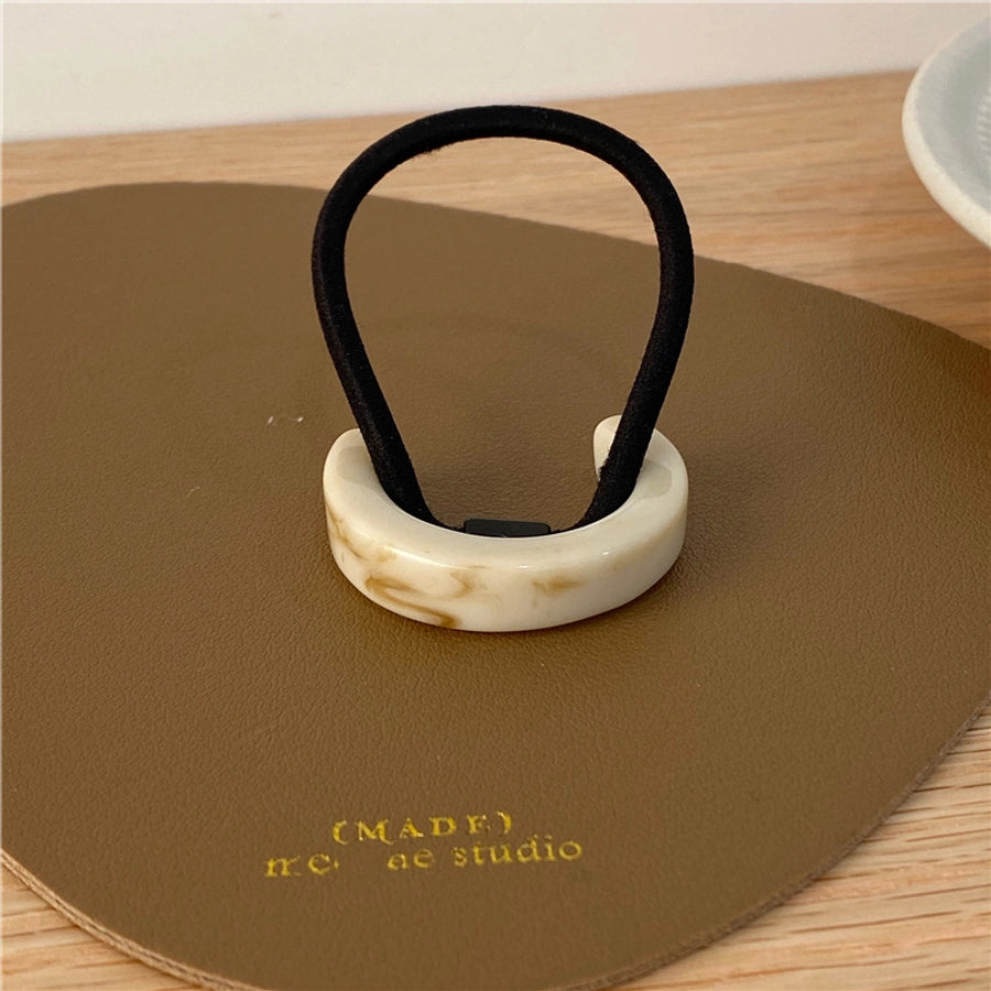Women's Elegant Marble Acetic acid sheets Hair Tie