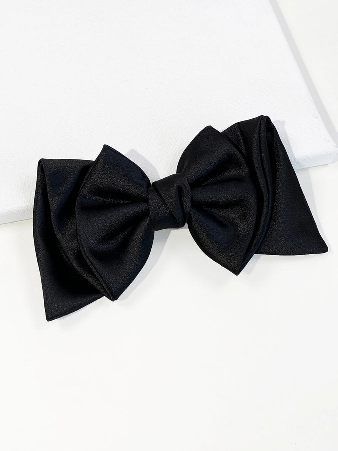 women's princess cute pastoral bow knot cloth hair clip