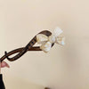 Women's Sweet Flower Arylic Plating Hair Clip