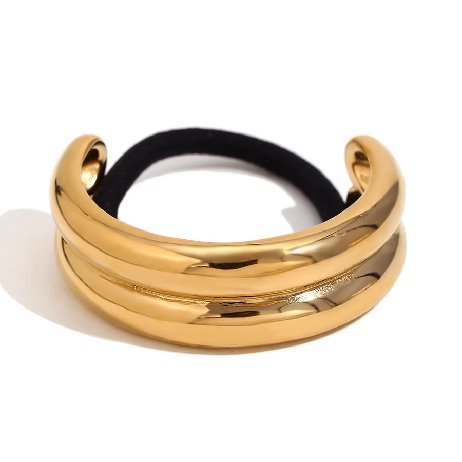 Simple Style Women's Solid Color Metal Hair Tie