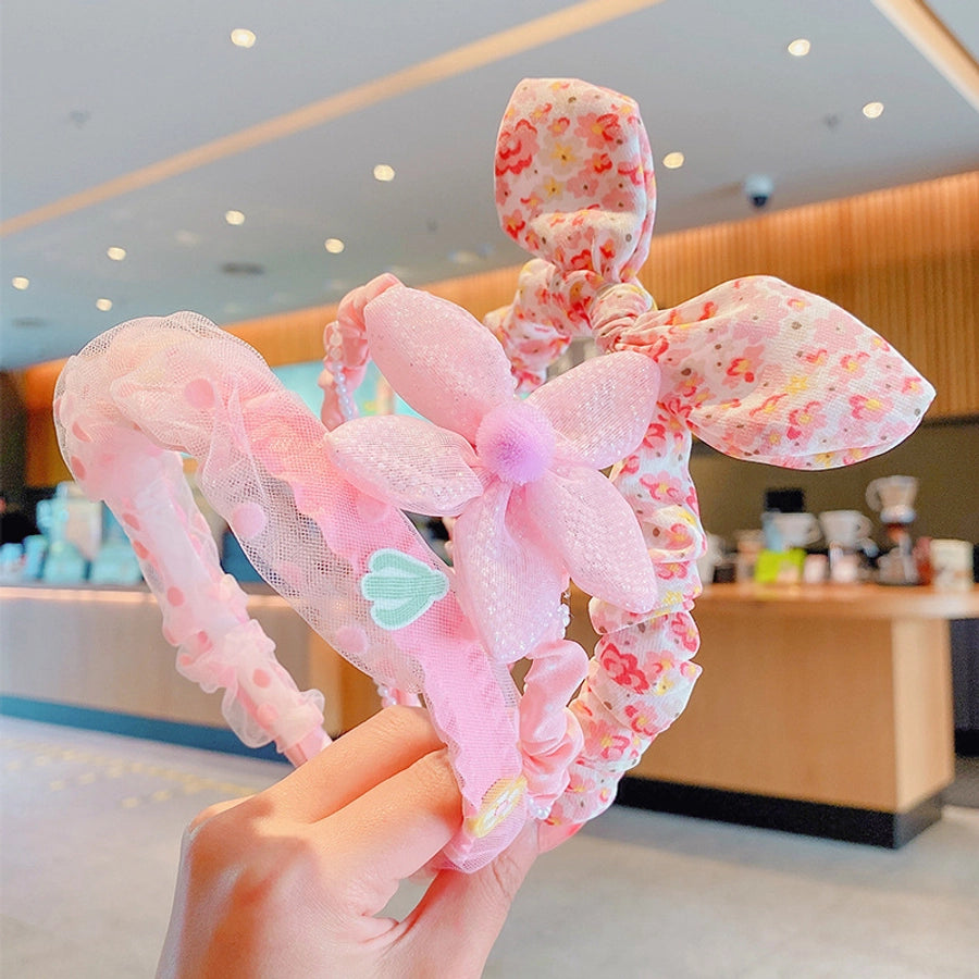 kid's cute cartoon fruit cloth hair band