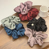 High-grade high-quality satin large intestine hair ring temperament fat intestine ring Korean style hair rope simple head rope women's headdress