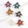 women's cute heart shape plastic hollow out hair clip
