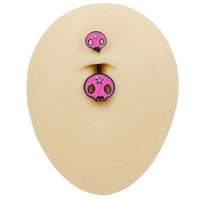 1 Piece Lip Rings Sexy Classic Style Heart Shape Smile Face Butterfly Pure Titanium Titanium Alloy Epoxy Plating Acrylic Rhinestones Glass White Gold Plated Belly Rings