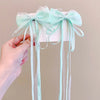 cute bow knot cloth hair clip