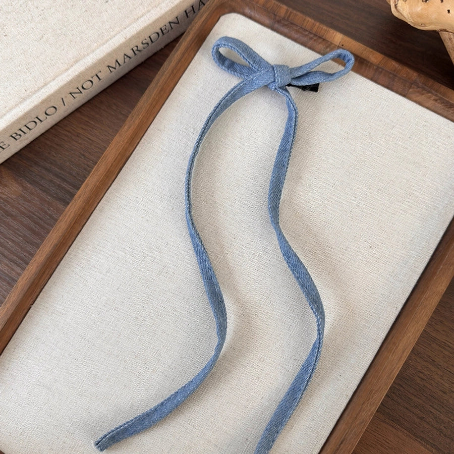 Women's Casual Preppy Style Artistic Bow Knot Alloy Cloth Hair Clip