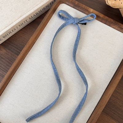 Women's Casual Preppy Style Artistic Bow Knot Alloy Cloth Hair Clip