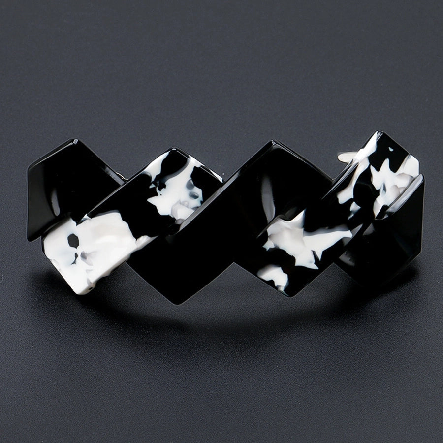 Women's Retro Simple Style Twist Acetic acid sheets Hair Clip