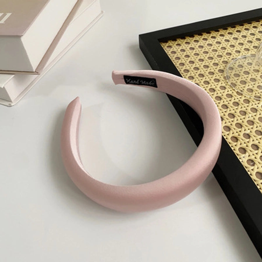 fashion solid color cloth handmade hair band 1 piece