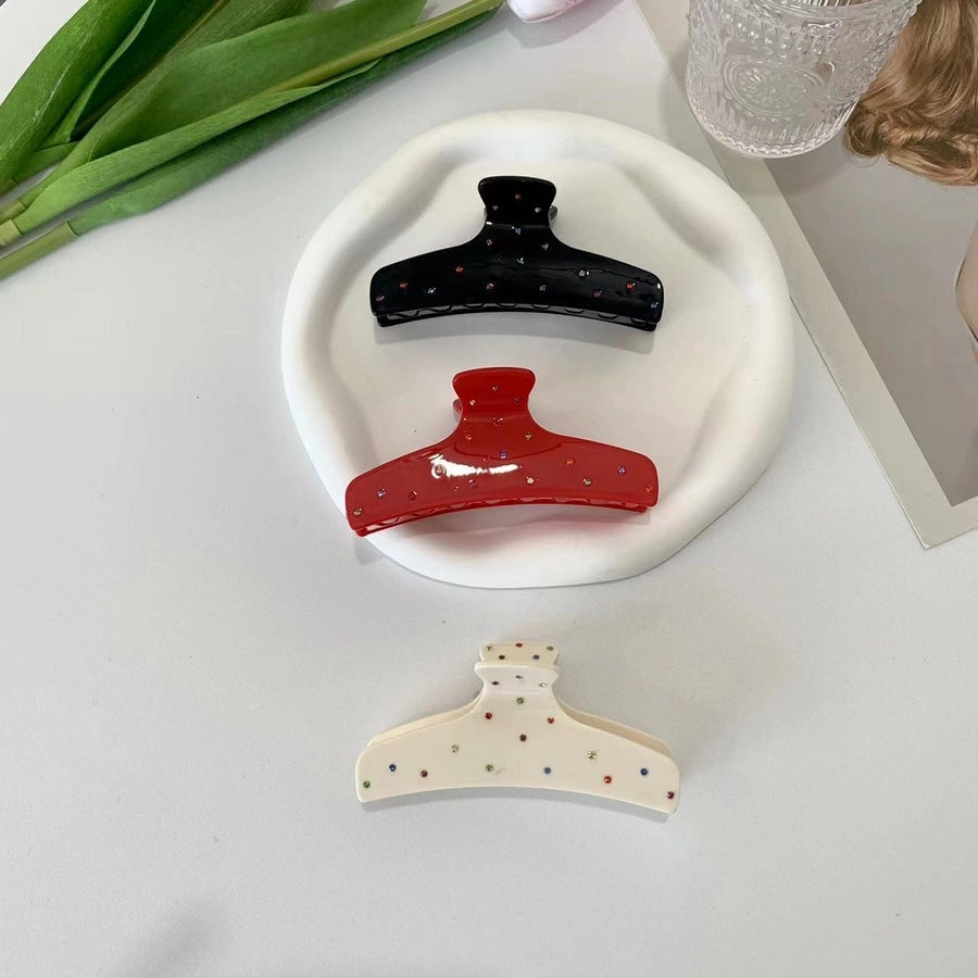 Women's Simple Style Classic Style Solid Color Acetic acid sheets Handmade Hair Claws