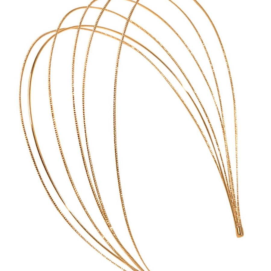 Women's Simple Style Solid Color Alloy Hair Band