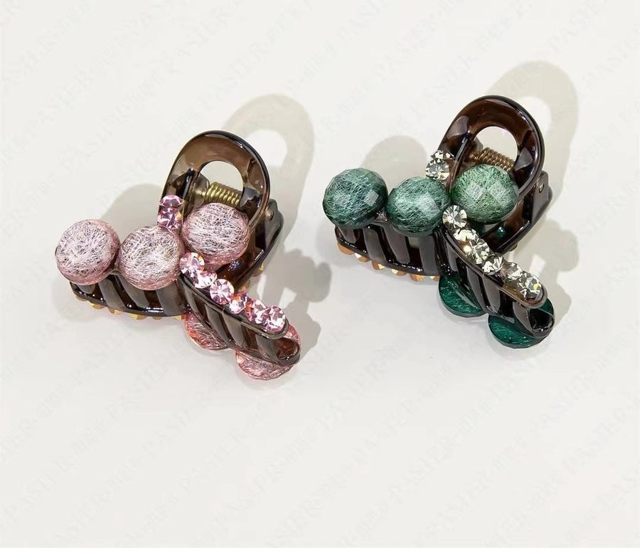 Women's Simple Style Commute Solid Color Arylic Hair Claws