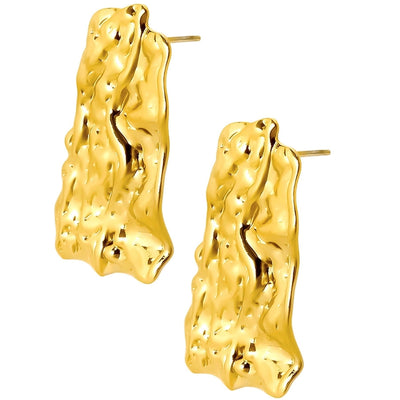 1 Pair Basic Simple Style Geometric Plating 304 Stainless Steel Ear Studs